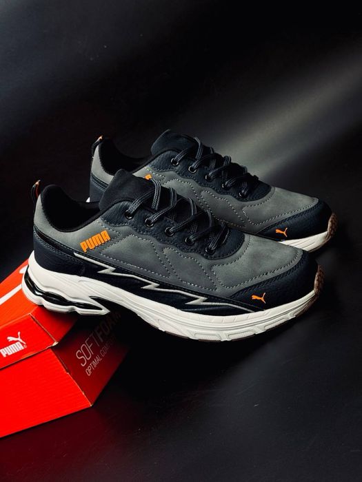 Кожаные кроссовки Puma/ качество и стиль - каждый день / мужские Пума