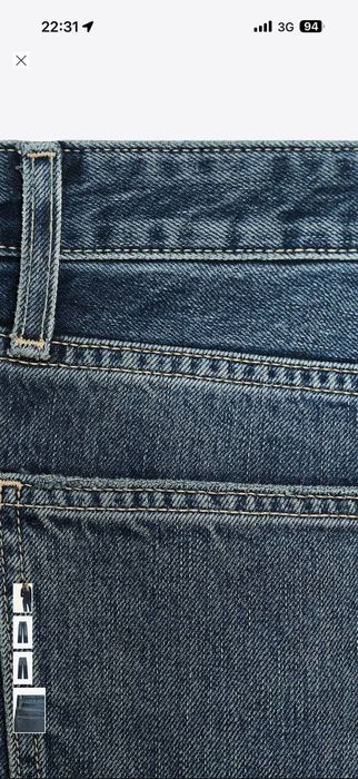 Джинси Zara low-rise wed leg