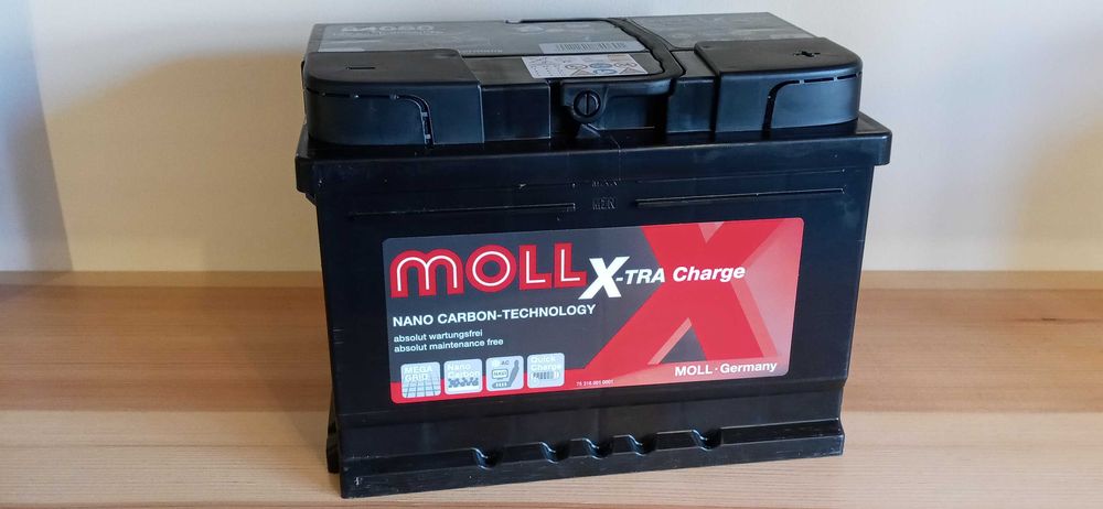 Akumulator Moll Germany X-tra Charge 60Ah 600A Dowóz Montaż 3Lata Gw.
