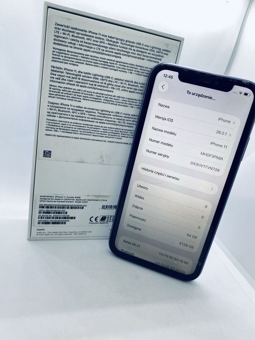 Iphone 11 64Gb Stan idealny