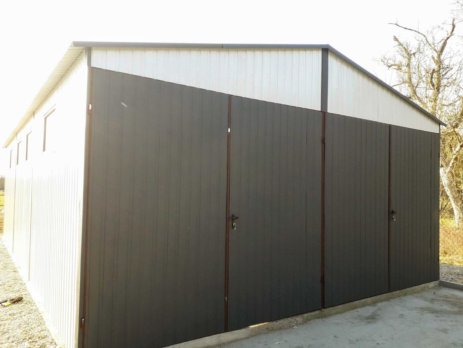 Hala garaż blaszany 6x10 wysokość wjazdu 2,5 metra - krótki termin