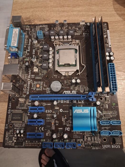 Plyta glówna + ram 16 gb 12800u + i5 2400s