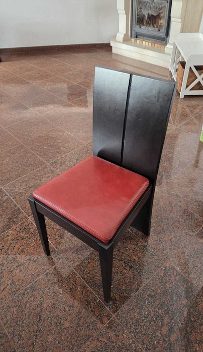 Conjunto sala jantar: mesa extensível + 6 cadeiras + aparador + espelho + base TV (madeira maciça)