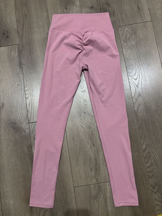 Legginsy push up różowe