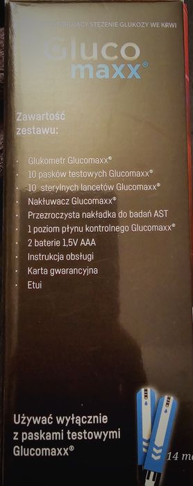 Glukometr Glucomaxx NOWE!!! Niebieski