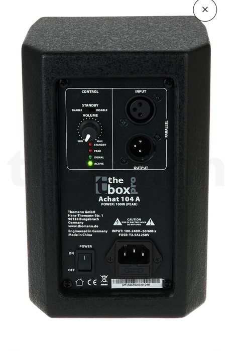 Colunas 1subwoofer  the box achat 12 e 4 achat 104ahat box 12 e