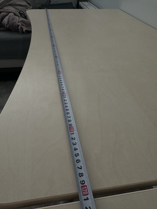 Письменный стол 120/140х70, светлый, компьютерный