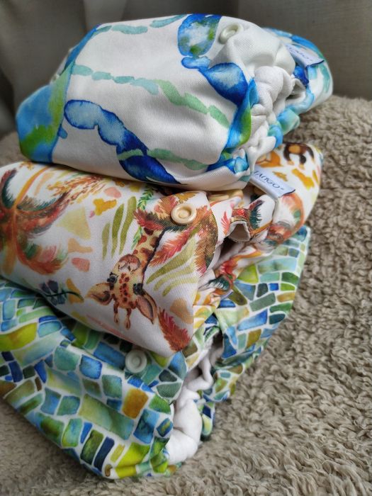 4 Fraldas reutilizáveis Pico Tango