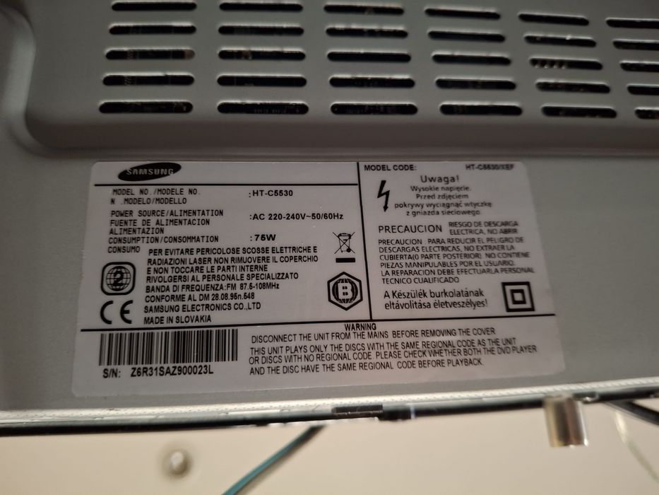 Leitor de CD’S Samsung HT-C553064752328327043122