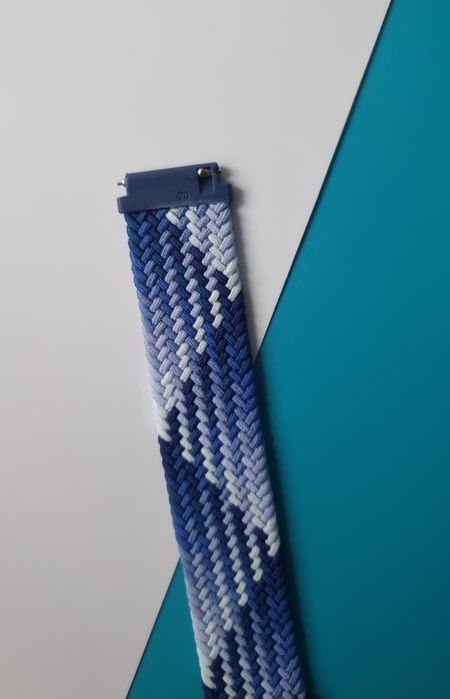 Pasek plecionego materiału 20 mm do zegarka Samsung, Huawei, Amazfit,