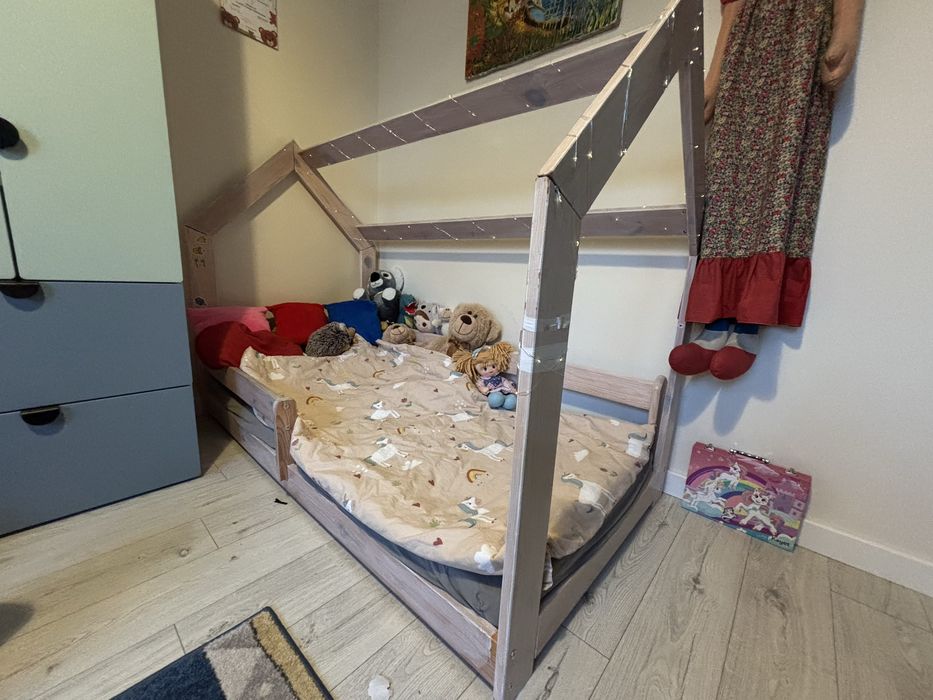 Łóżko domek gratis materac