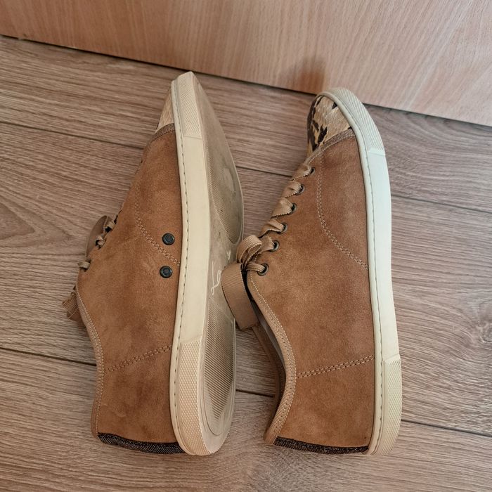 Мокасины кеды кроссовки кожаные полностью Lanvin p.40 (26 cm)