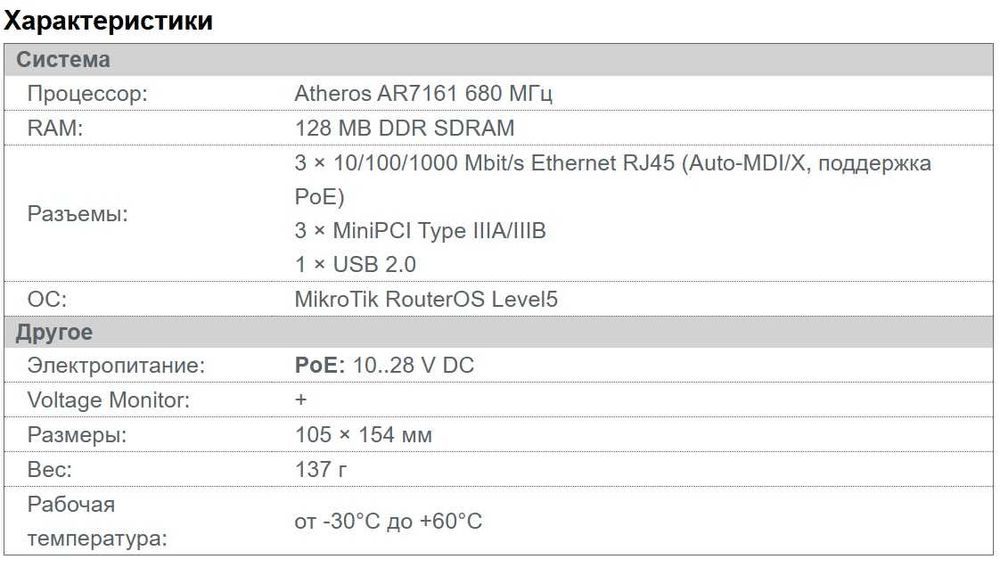 Проводной маршрутизатор (плата)  MikroTik RouterBoard RB433GL