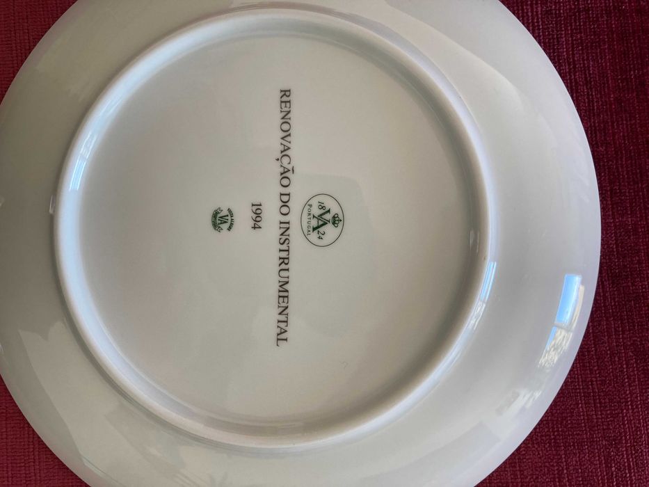Prato porcelana Vista Alegre Banda Bombeiros V Ílhavo