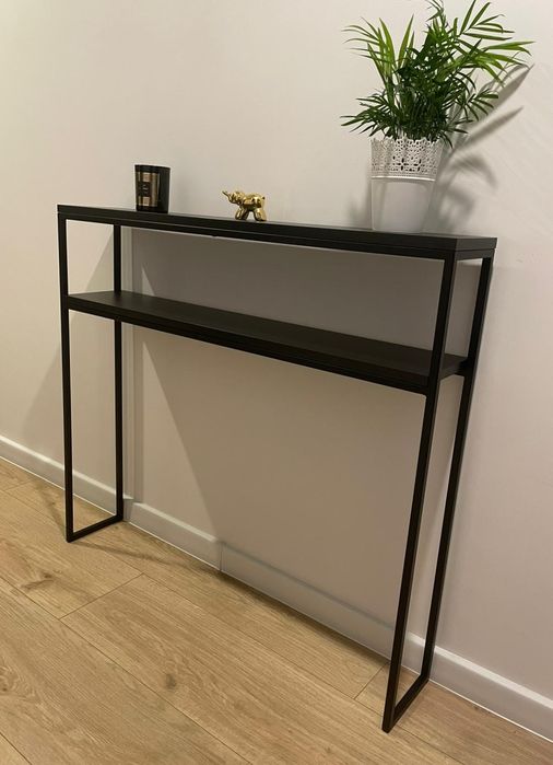 Konsola LOFT toaletka półka metal profil