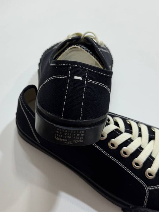 кеды Maison Margiela Tabi Total Black 39 40