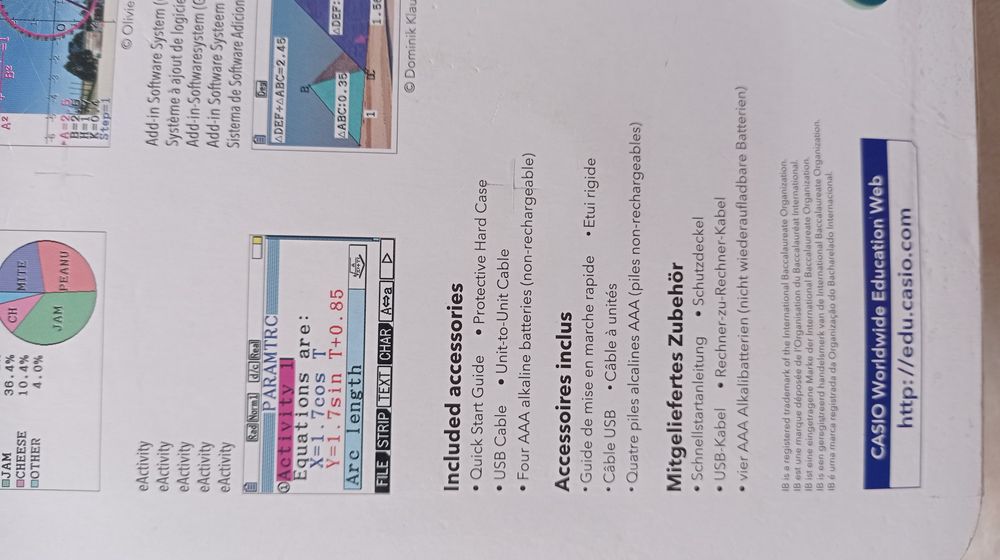 Calculadora grafica nova fx-CG20