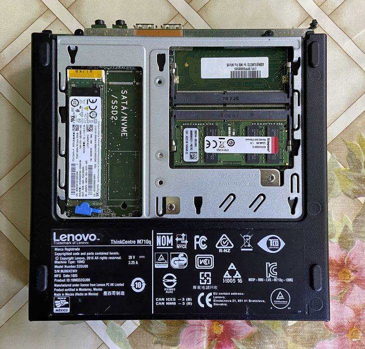 Продам Lenovo ThinkCentre M710q Tiny i5-6500T 16GB SSD M.2 256GB NVMe 2xDP VGA - Windows 11 Pro UA