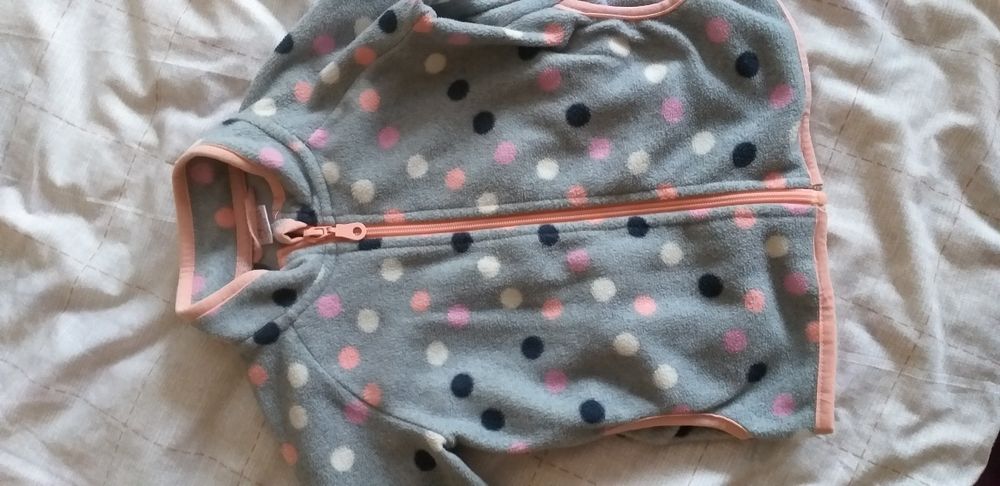 Флісова кофта на дівчинку