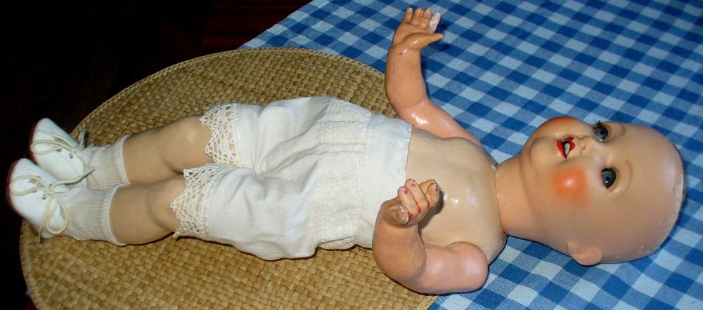 Stara niemiecka lalka 48 cm,sygnatura Armand Marseille.