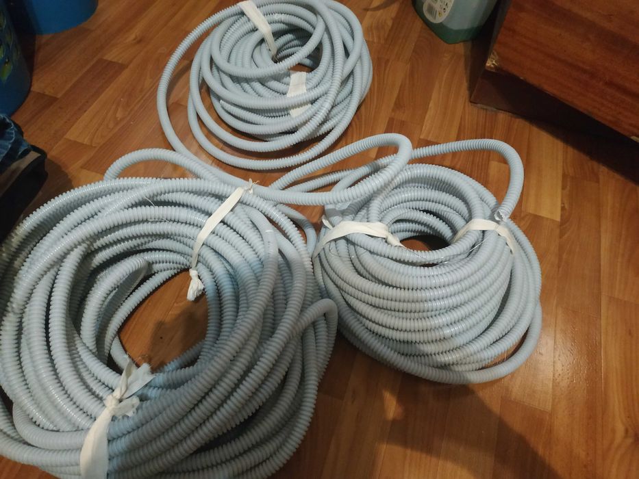 Труба гофрированная ДКС Light ПВХ гибкая с протяжкой D 16 мм