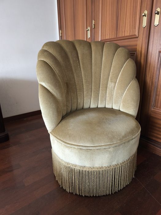 Poltrona de veludo