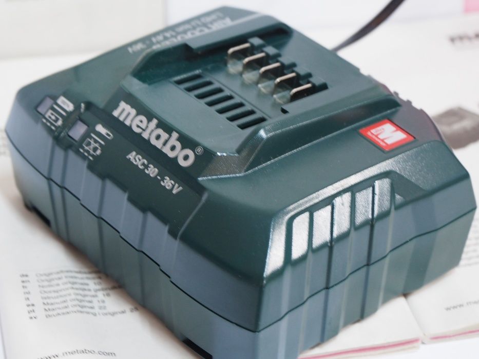 Ladowarka METABO ASC 30-36V 14,4v-36v Air Cooled zasilacz bateria Nowy ...