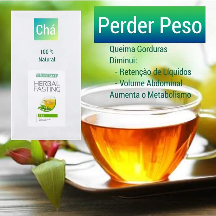 Chá natural 100% herbal LR seca barriga