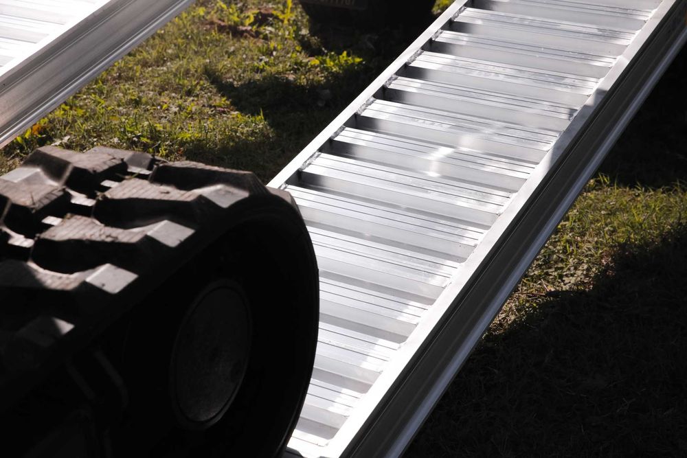 Najazdy Aluminiowe 4,5m 4,7t cert CE/Gwarancja/Dostawa 0zł