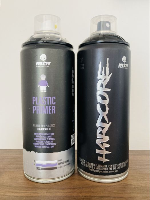 2 latas de tinta em spray intactas