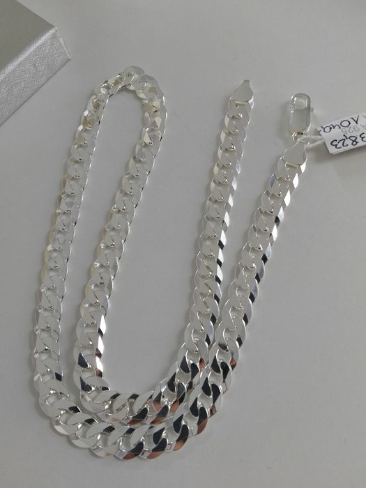 Srebrny łańcuszek męski pancerka srebro 925 długość 50 cm.  370