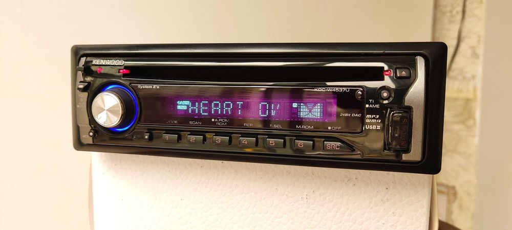 Kenwood KDC-W4537U ЦАП 24-бит 4х50 магнитола - оригинал!