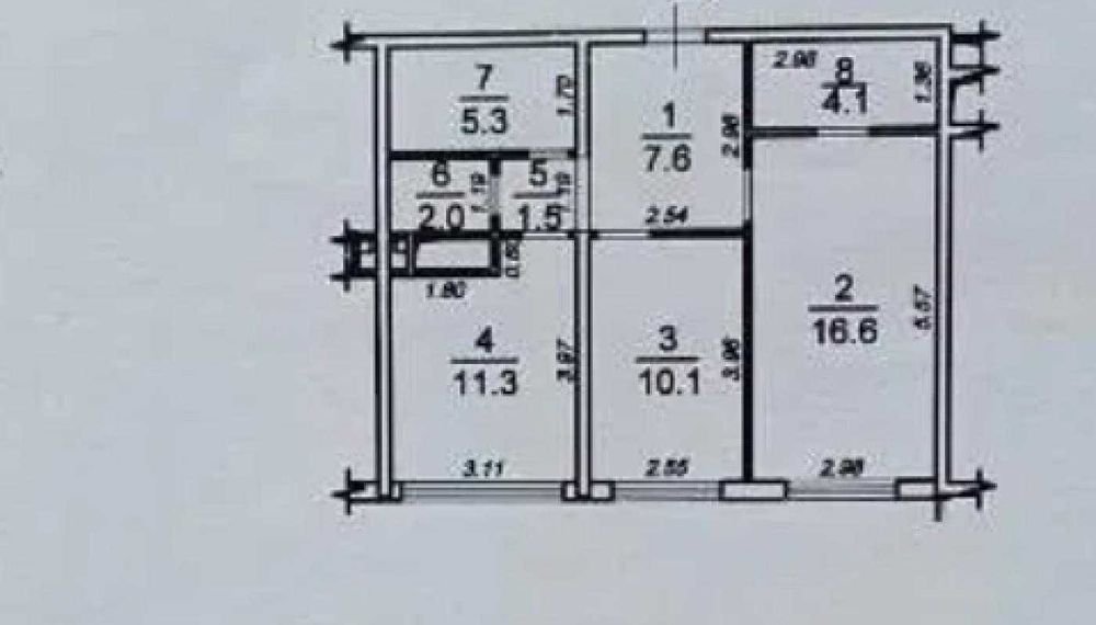 2 к квартира в Кадор на Таирово; єВідновлення