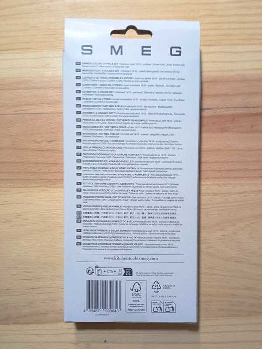 3 Conjuntos SMEG - 4 Talheres Refeição