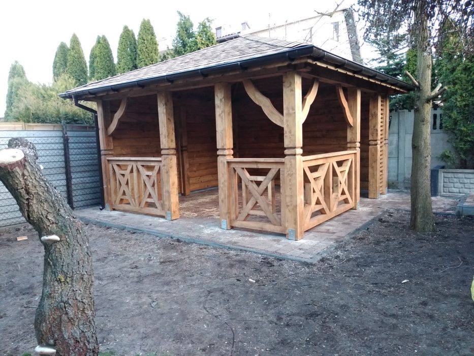 Wiaty.altanki.domki.altany.taras.tarasy 3,5x3,5m