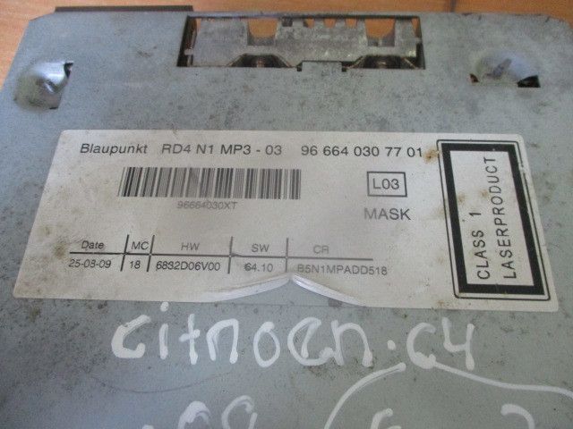 Rádio / auto-rádio CITROËN C4 I (LC_)