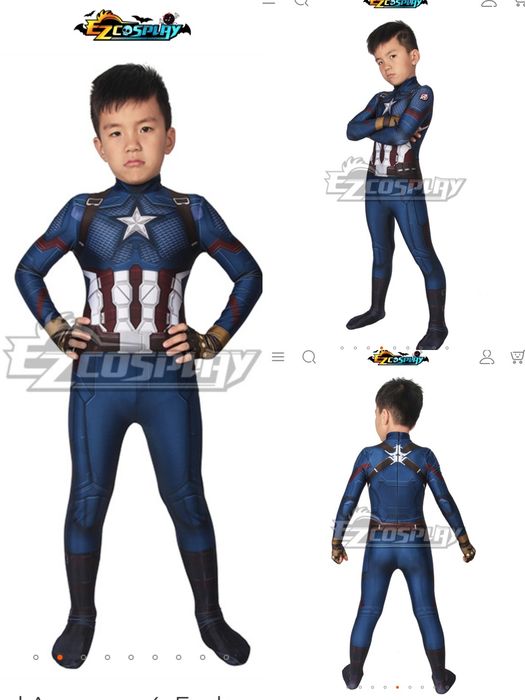 Костюм капітан Америка Marvel супер герой, 7-8 р, зріст 132-134 см