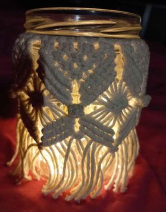 Luminárias em Macramé64750561602818123