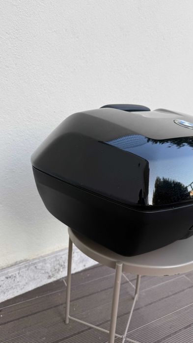 Top Case BMW 49L Original (77439829378) + encosto + fechadura  S1000XR / R1250GS / R1200GS