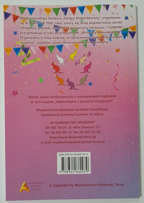 Miniatury matematyczne (U)rodziny Kangura Matematycznego