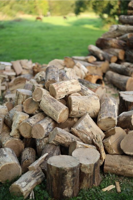 SUCHE drewno kominkowe łupane DĄB