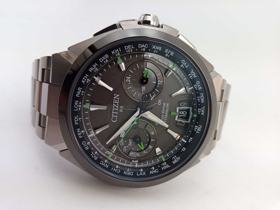 Часы Citizen GPS Attesa CC1086-50E Eco-Drive титан вечник сапфир