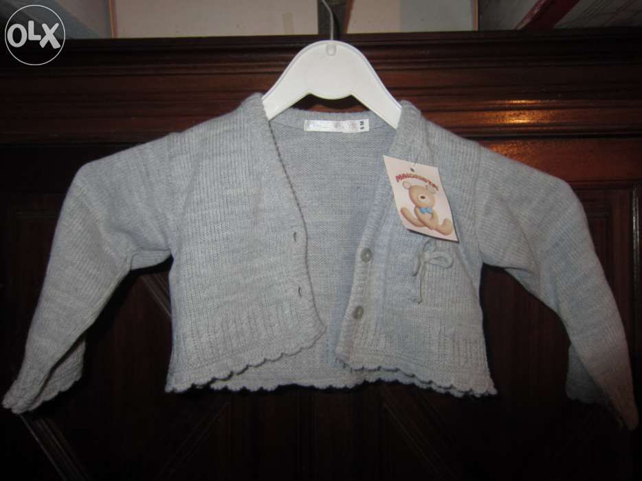 Girls' Gray Coat with Bow for 3 and 6 Months – Wholesale, Embellished