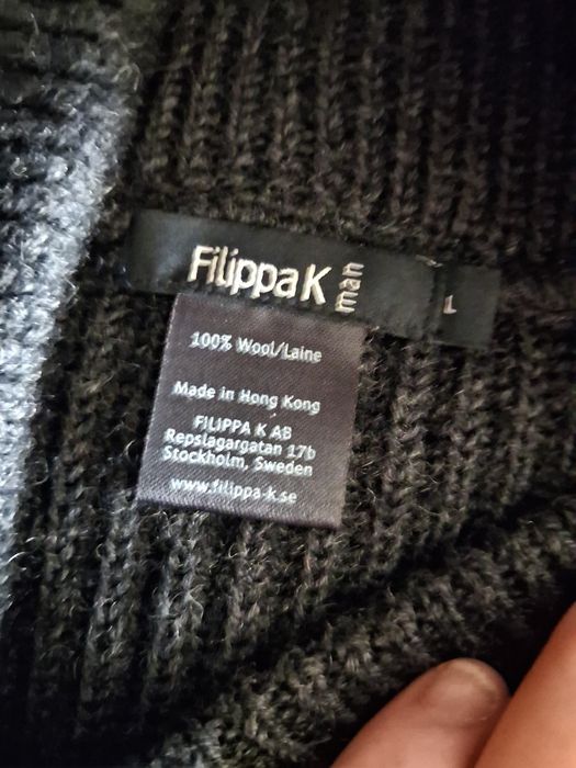 Wełniana ciepła Kazimierza męska rozmiar L . Filippa K