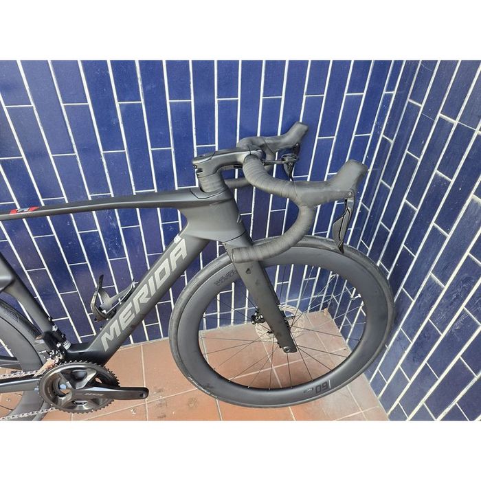 Merida reacto di2 e rodas carbono