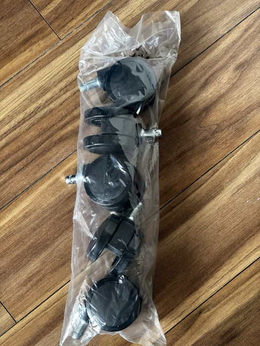 Kit de rodas para cadeira de escritório - 5 unidades