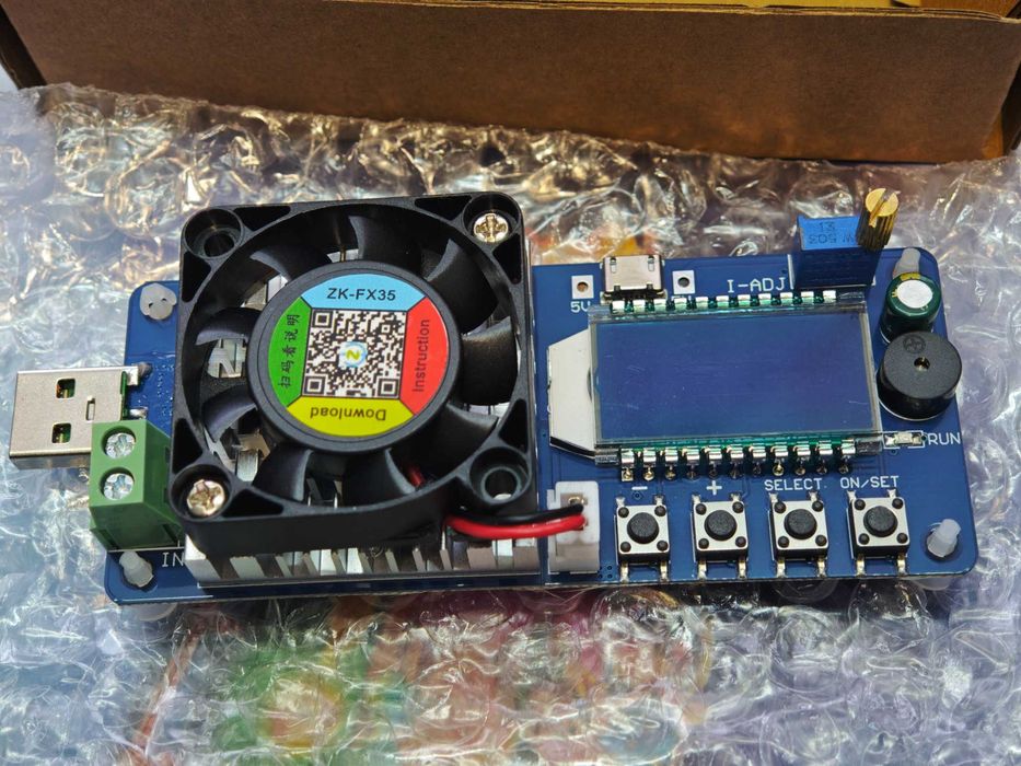 Електронне навантаження, тестер ємності FX35 35W 1.5-25V 5A