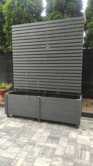 Donice ogrodowe drewniane - Solidne