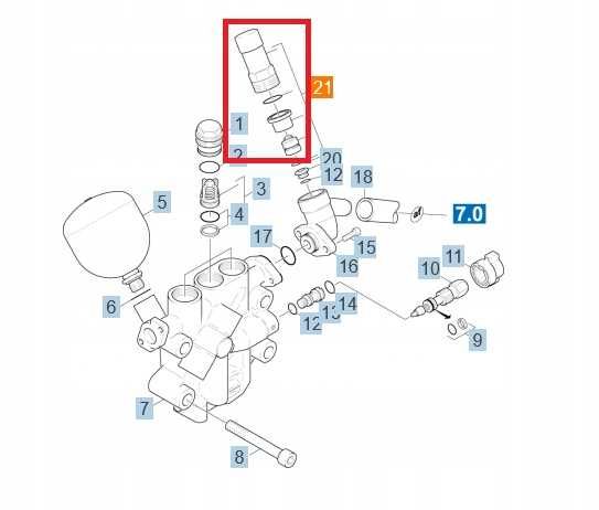 Pierścień uszczelniając zawór bezpieczeństwa Karcher HDS 990,890,1290