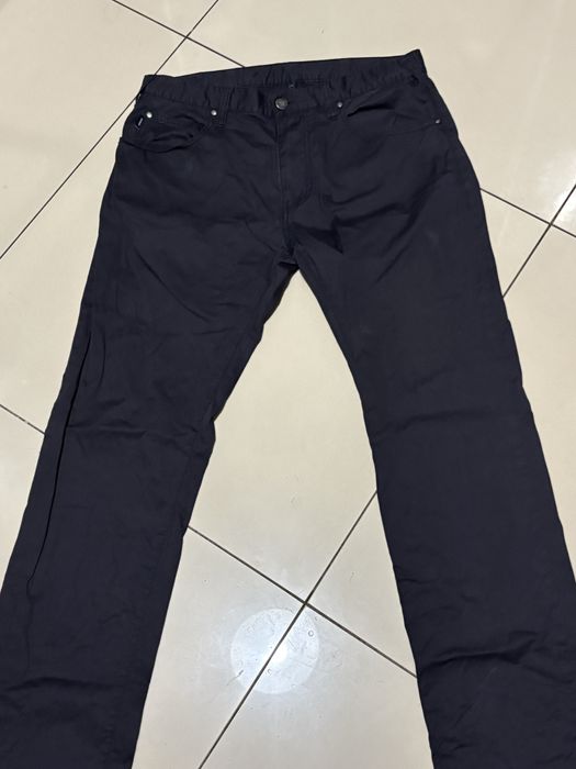 Spodnie granatowe armani